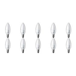 Foto van Philips - led lamp 10 pack - corepro candle 827 b35 fr - e14 fitting - 4w - warm wit 2700k vervangt 25w