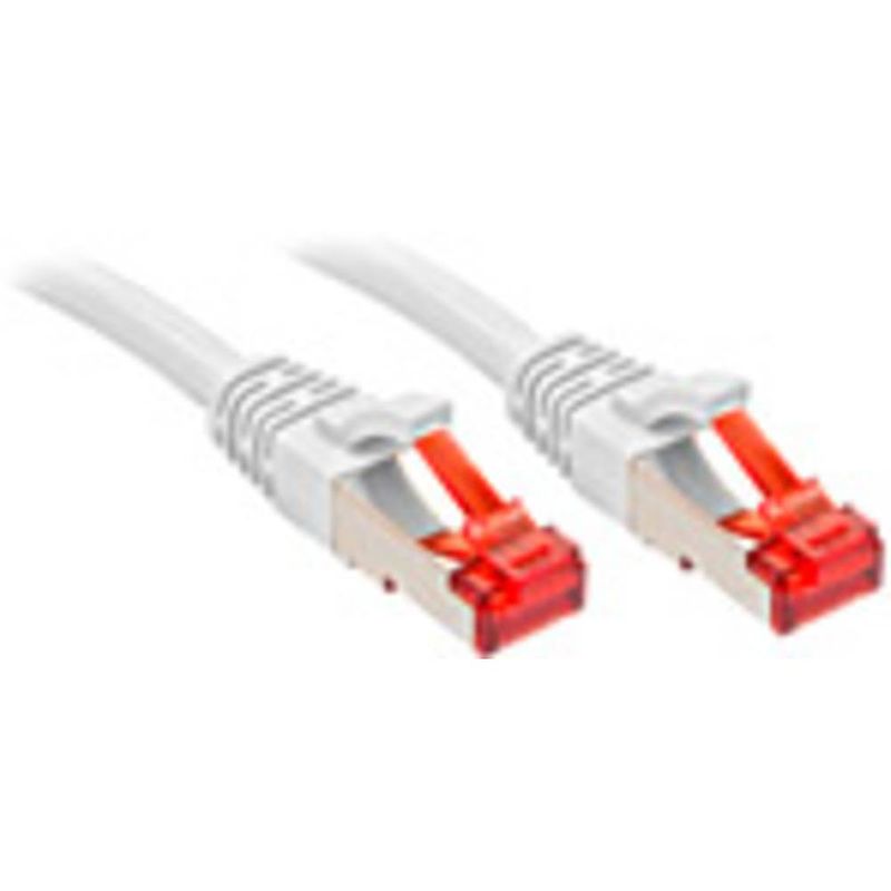 Foto van Lindy 47796 rj45 netwerkkabel, patchkabel cat 6 s/ftp 5.00 m wit 1 stuk(s)