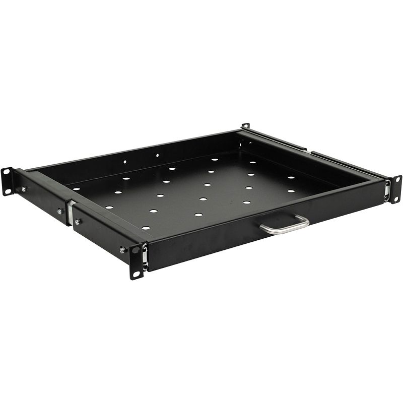 Foto van Showgear sliding rack mount shelf 1u 19 inch lade