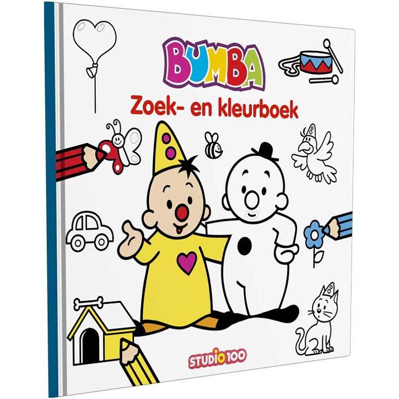 Foto van Studio 100 bumba: zoek-en kleurboek junior 31 cm karton