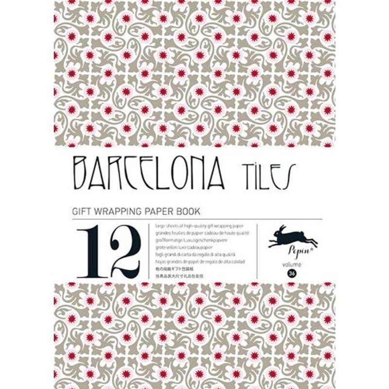 Foto van Barcelona tiles / volume 36 - gift wrapping paper