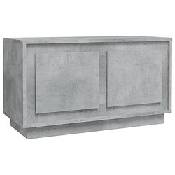 Foto van Vidaxl tv-meubel 80x35x45 cm bewerkt hout betongrijs