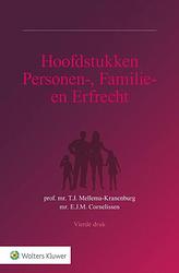 Foto van Hoofdstukken personen-, familie- en erfrecht - e.j.m. cornelissen, t.j. mellema-kranenburg - paperback (9789013155013)
