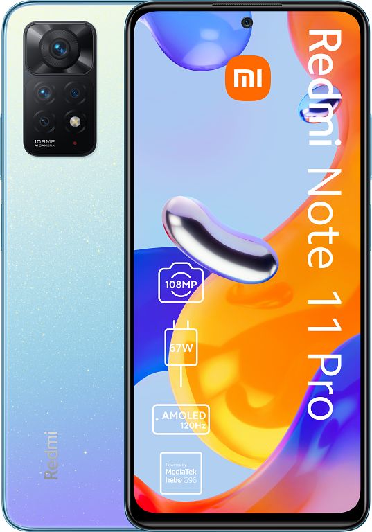 Foto van Xiaomi redmi note 11 pro 128gb blauw