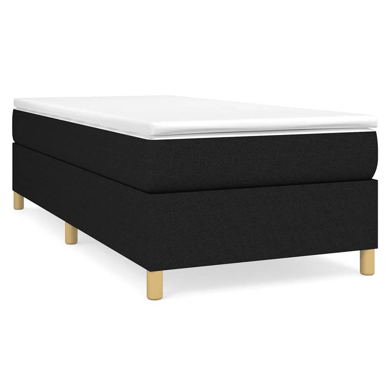 Foto van The living store boxspringframe - duurzaam - bed - 193 x 90 x 35 cm - zwart