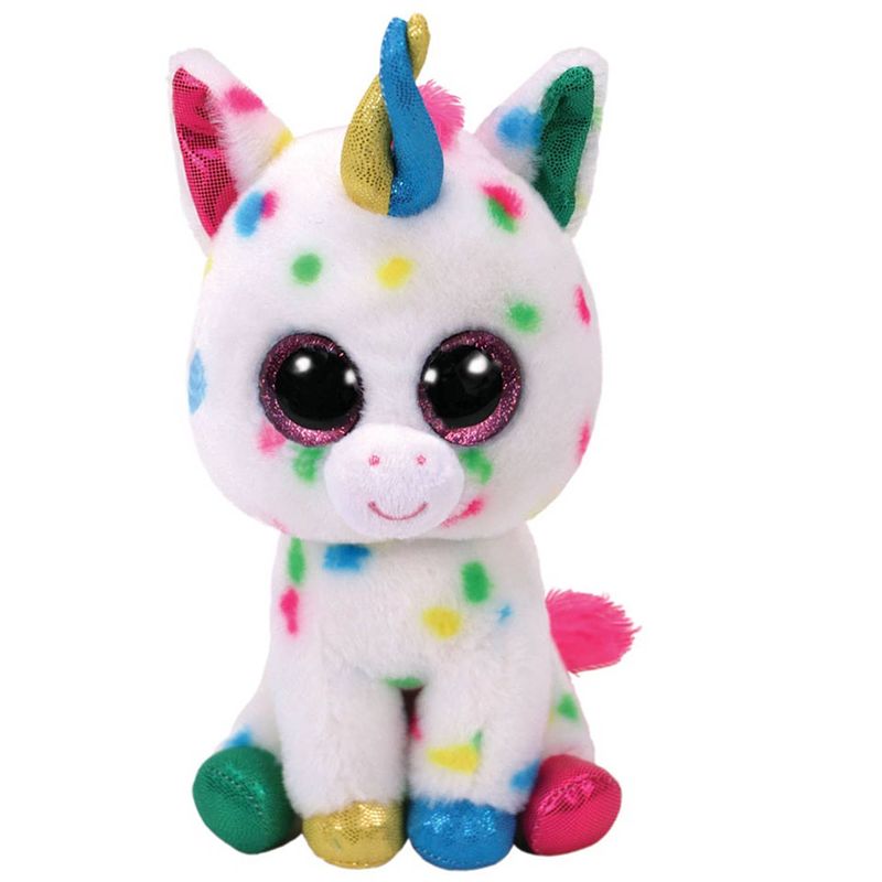 Foto van Ty beanie boo eenhoorn harmonie - 24 cm