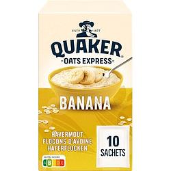 Foto van Quaker oats express banaan 348gr bij jumbo