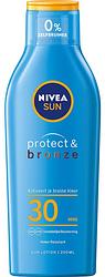 Foto van Nivea sun protect & bronze zonnemelk spf30