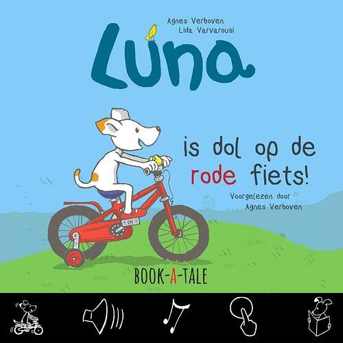 Foto van Luna is dol op de rode fiets - agnes verboven, lida varvarousi - ebook (9789493268036)