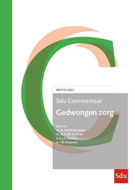 Foto van Sdu commentaar gedwongen zorg 2021 - hardcover (9789012404655)