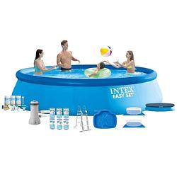Foto van Intex zwembad easy set - zwembadpakket - 457x107 cm