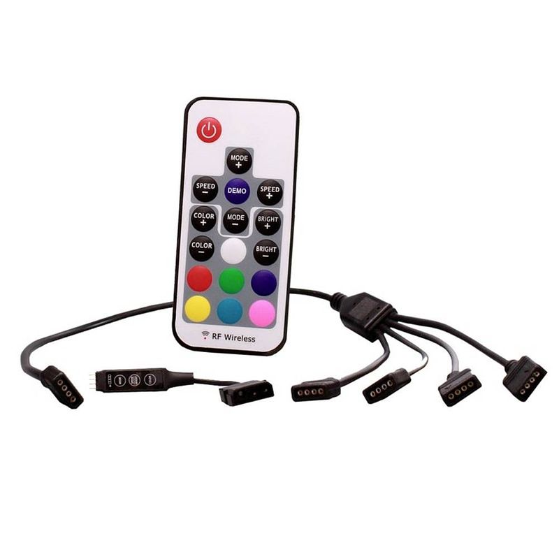 Foto van Xilence xz170 lqz.rgb_set led-adapterkabel wit