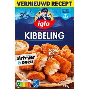 Foto van Iglo kapiteins klassiekers kibbeling 245 g bij jumbo