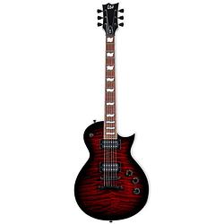 Foto van Esp ltd ec-256 qm see thru black cherry sunburst elektrische gitaar