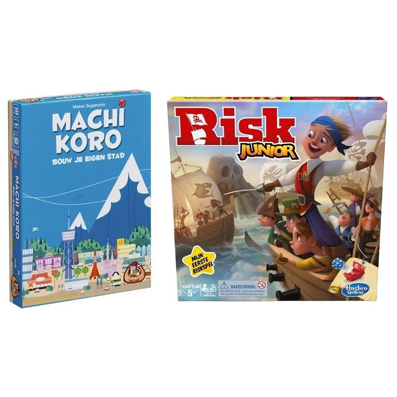 Foto van Spellenbundel - 2 stuks - machi koro basisspel & risk junior