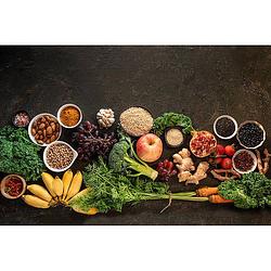 Foto van Spatscherm healthy food - 80x55 cm