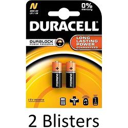 Foto van 4 stuks (2 blisters a 2 st) duracell batterij n/mn9100 1.5v