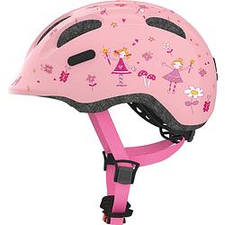 Foto van Abus smiley 2.0 princess s roze kind fietshelm