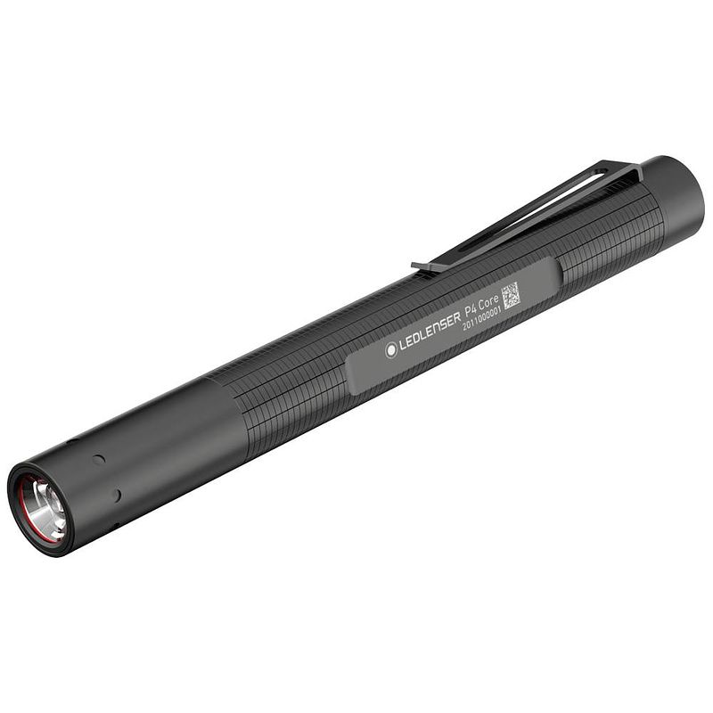 Foto van Ledlenser p4 core zaklamp werkt op batterijen led met riemclip 120 lm 20 h 58 g