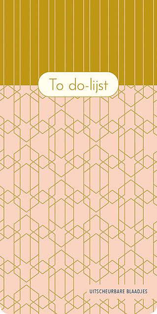 Foto van To do-lijst - pink patterns - znu - paperback (9789044758818)