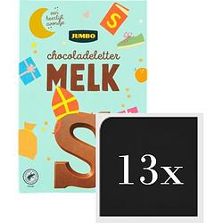 Foto van Jumbo chocoladeletter melk s 13 x 160g