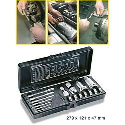 Foto van Hazet 849 schroefdraad reparatieset 19-delig m8, m6, m5, m4, m3, m12, m10