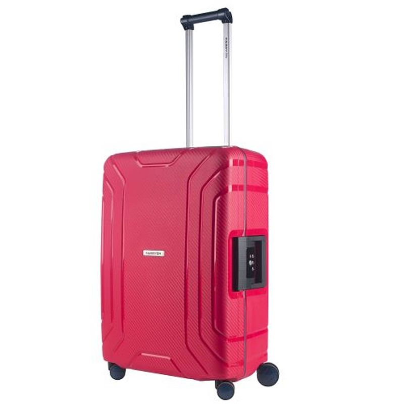 Foto van Carryon steward tsa koffer - trolley 65cm - vaste sloten - rood