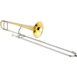 Foto van Xo 1632-rgllt fedchock (gelakt, goudmessing) bb tenortrombone met koffer