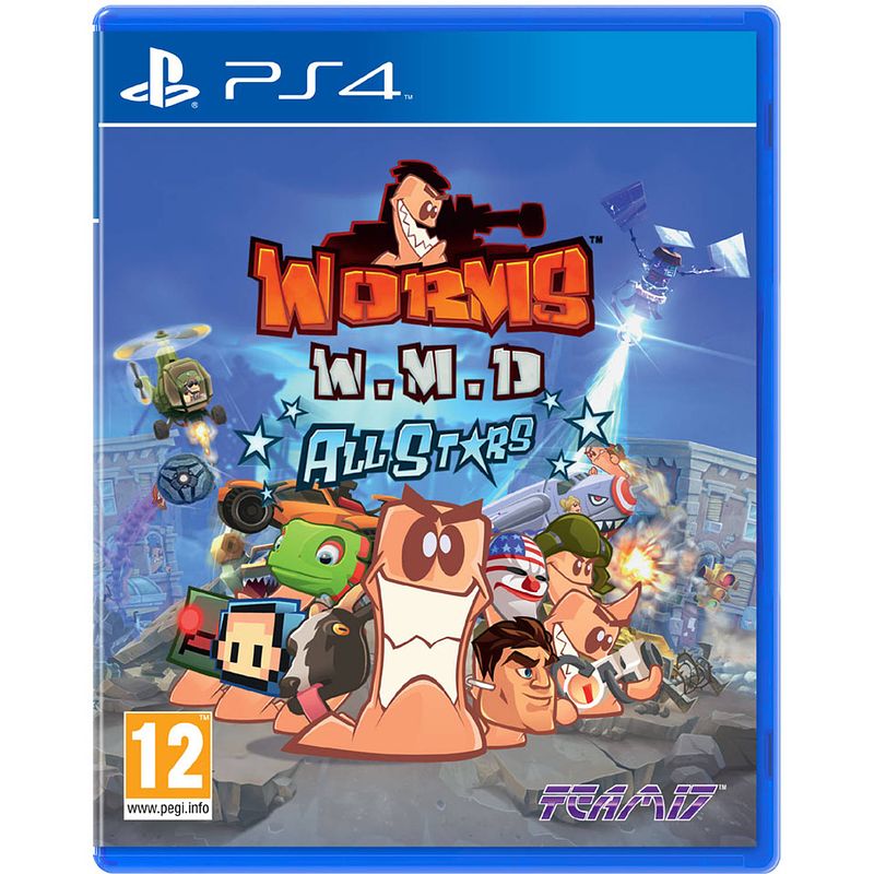 Foto van Ps4 worms w.m.d. all stars edition