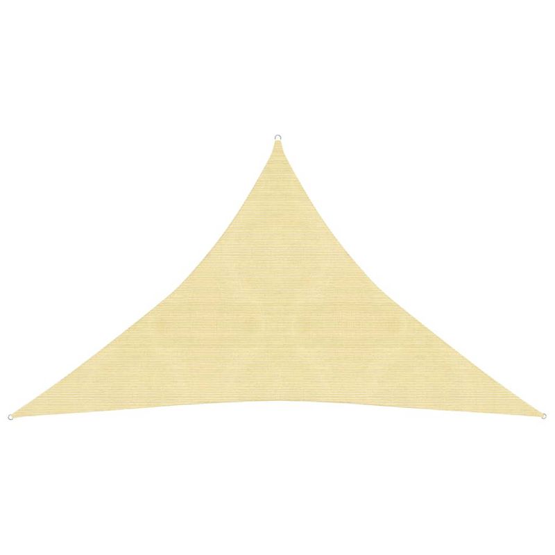 Foto van Vidaxl zonnezeil 160 g/m² 3x3x4,2 m hdpe beige