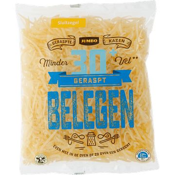 Foto van Jumbo geraspt belegen kaas 30+ 150g