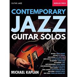Foto van Hal leonard - contemporary jazz guitar solos gitaarboek