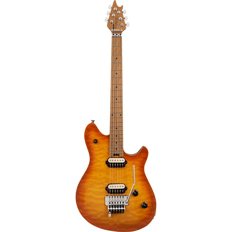 Foto van Evh wolfgang special qm baked maple solar elektrische gitaar