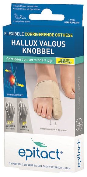 Foto van Epitact hallux valgus corrigerende orthese maat 39-41