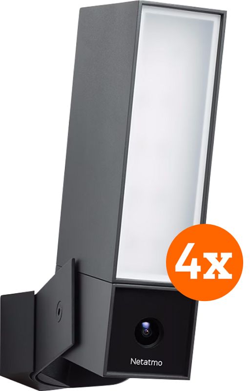 Foto van Netatmo presence slimme buitencamera 4-pack