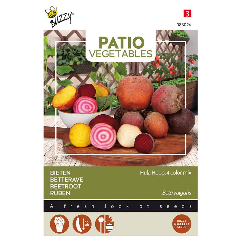 Foto van Buzzy - patio veggies, biet hula hoop