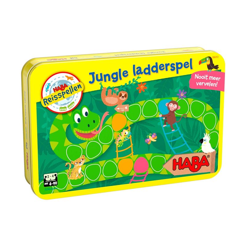 Foto van Haba reisspel jungle ladderspel junior metaal (nl)