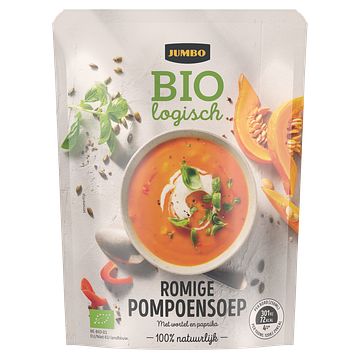 Foto van Jumbo romige pompoensoep biologisch 300ml