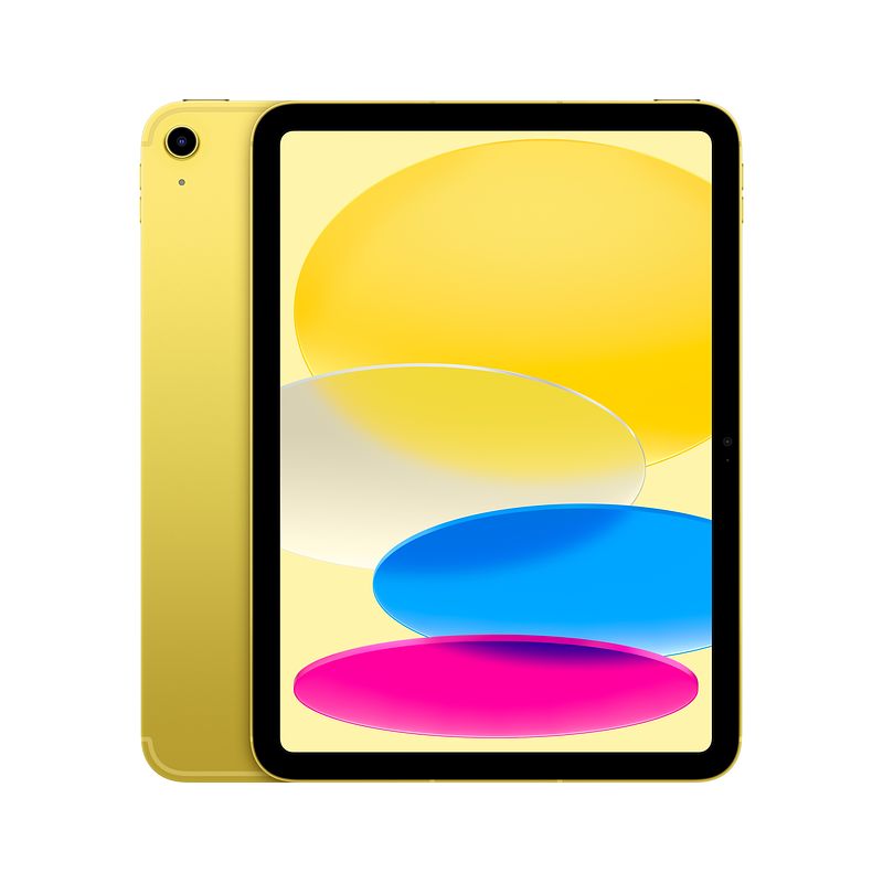 Foto van Apple ipad (2022) 10.9 64gb wifi + 5g tablet geel