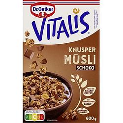 Foto van Dr. oetker vitalis krokante muesli choco 600gr bij jumbo