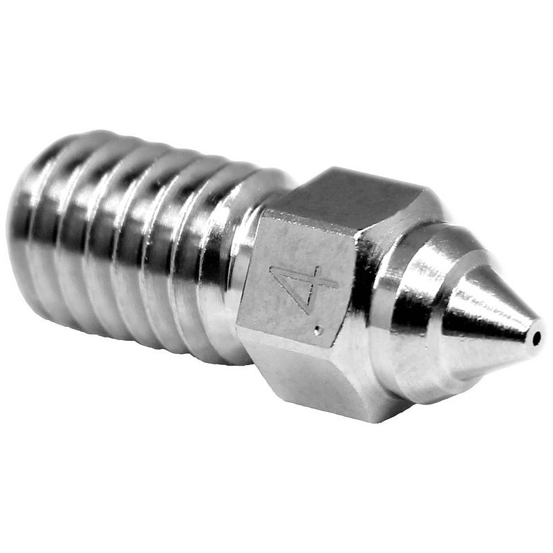 Foto van Microswiss-mondstuk 0,4 mm voor creality ender7 brass plated wear resistant nozzle m2609-04