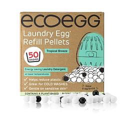 Foto van Eco egg laundry egg refill pellets tropical breeze - voor alle kleuren was