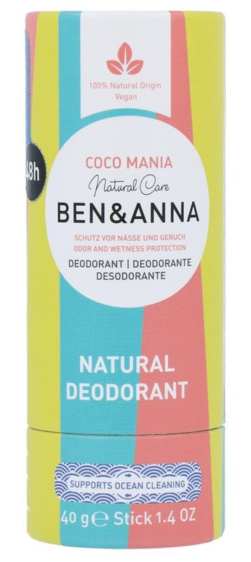 Foto van Ben & anna deodorant stick coco mania