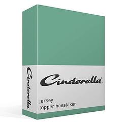 Foto van Cinderella jersey topper hoeslaken - 2-persoons (140x200/210 cm)