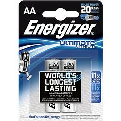 Foto van Energizer ultimate lithium aa /l91 1.5v blister 2