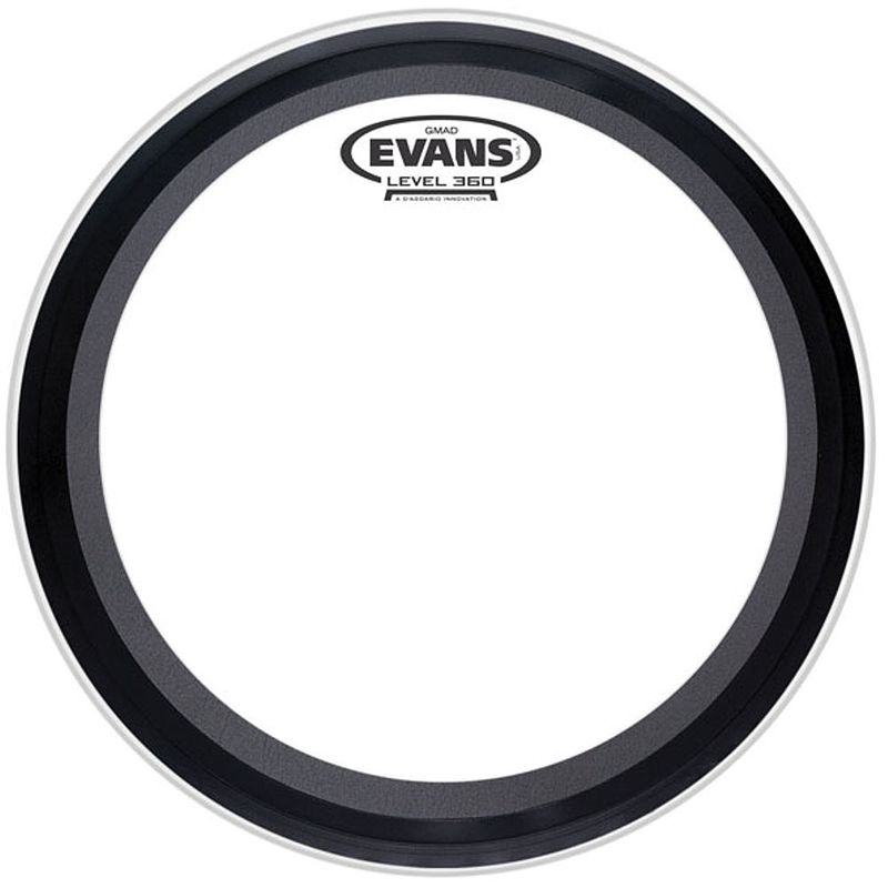 Foto van Evans bd20gmad gmad clear 20 inch bassdrumvel