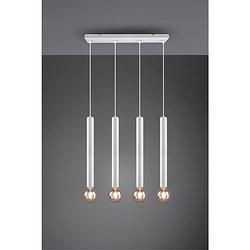 Foto van Moderne hanglamp clermont - metaal - wit
