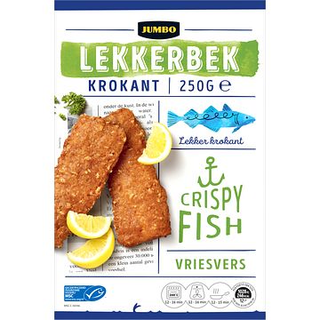 Foto van Jumbo lekkerbek krokant 2 stuks 250g