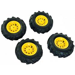 Foto van Rolly toys luchtbanden rollyfarmtrac/rollyjunior zw/ge 4 stuks