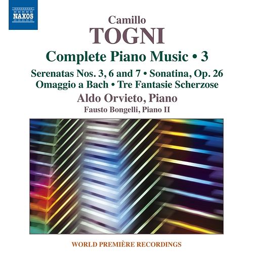 Foto van Togni: complete piano music 3 - cd (0747313343072)